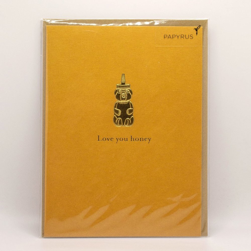 Romance Honey Bottle Papyrus Card